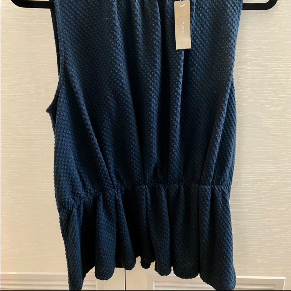 J.Crew/Brand New w.Tags/Navy blouse/Size Small - Picture 4 of 5